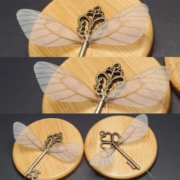 30pcs Vintage Skeleton Keys Potter Flying Keys Charms Gifts DIY Wedding Decorations Home Birthday Party Favor