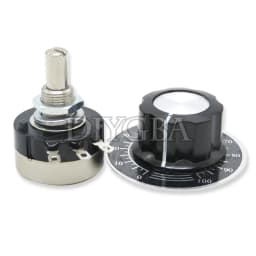 1 set(3PCS) RV24YN20S with knob / scale 5K 10K 100K 500K 200K 100 ohm Potentiometer RV24YN