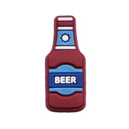 PVC Shoe Decoration Buckle Charms accessories beer bottles hat cup wine dumbbell for clog sandals Bracelets kids birthday Gifts