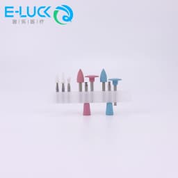 RA0309 Dental Composite Polish Kit Silicone Grinding Heads Teeth Polisher Acrylic Polishing Burs Kit For Low-Speed Handpiece