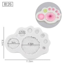 Simulation Leaves Series Petal Veiner Silicone Mold Chocolate Fondant Gumpaste Sugar Clay Flower Drip Resin Mould CakeTools