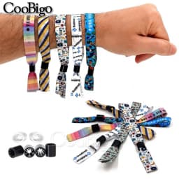 100pcs Cord Lock Stopper Toggle Closure Fabric Wristbands Masks Elastic Rope Lanyard Clip Jewelry DIY Accessories