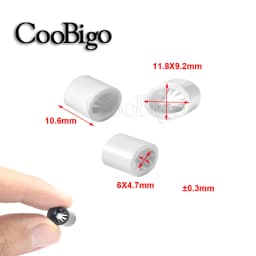 100pcs Cord Lock Stopper Toggle Closure Fabric Wristbands Masks Elastic Rope Lanyard Clip Jewelry DIY Accessories