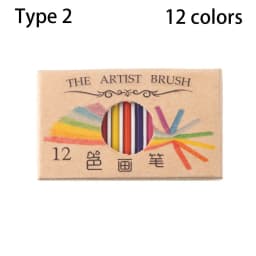 1 Set 8/12/13 Colours Doll Colorful Crayon Color Pencil Dolls Accessories Mini Painting Tools Dollhouse Decoration Scene Model