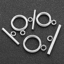 5Pair/Lot Stainless Steel OT Clasp Connector Toggle Clasp For DIY Necklace Bracelet Making Jewelry Findings Accessory Wholesale