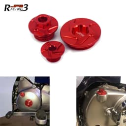 CNC Engine Timing Oil Plug Brake Fluid Reservoir Cap Chain Adjuster For HONDA CRF150R CRF250R CRF450R CRF450X CRF 250R 450R 450X