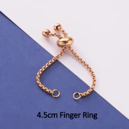 3pcs Stainless Steel Adjustable Slider Chain for Jewelry Making DIY Loops Connector Pendants Bracelets Chain Material Findings