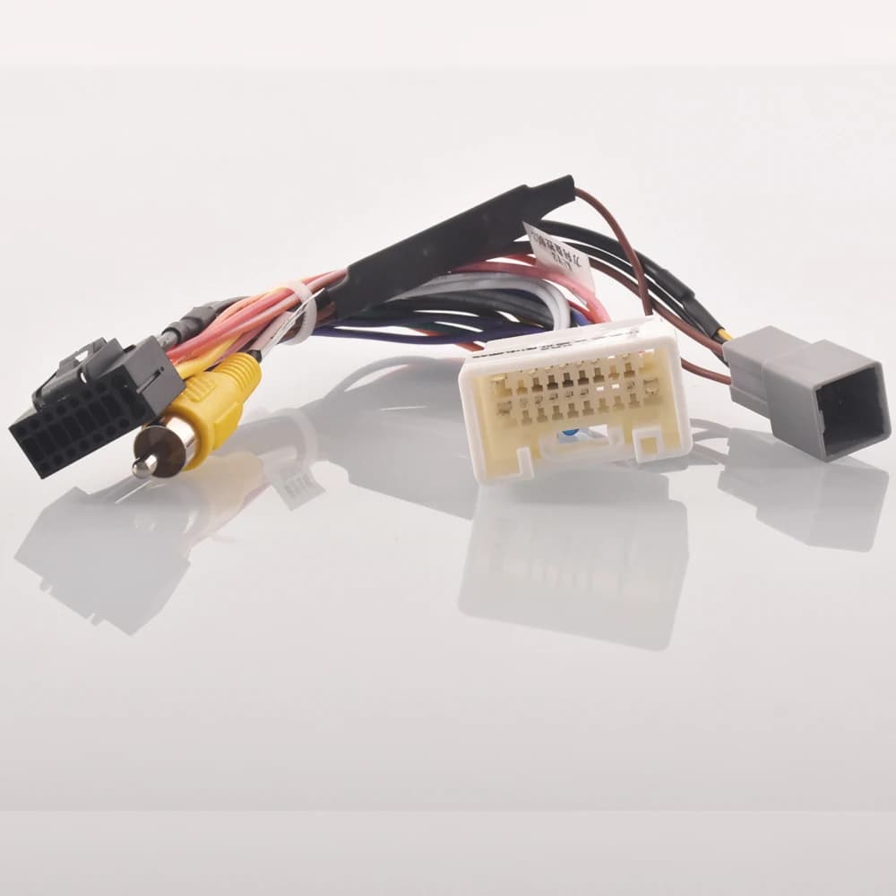 Car Radio Stereo Wiring Harness Cable Adapter Android 16pin For Mitsubishi Lancer 2007+ Outlander Pajero ASX
