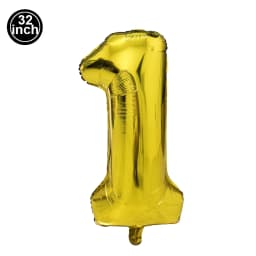 Balloon 1 Number Balloons Wild One Green Globe Blue Figure 1 Birthday Big Large 32 inch Red Rose Golden Silver Black Colorful