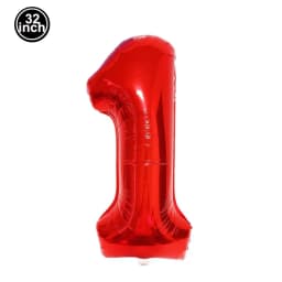 Balloon 1 Number Balloons Wild One Green Globe Blue Figure 1 Birthday Big Large 32 inch Red Rose Golden Silver Black Colorful