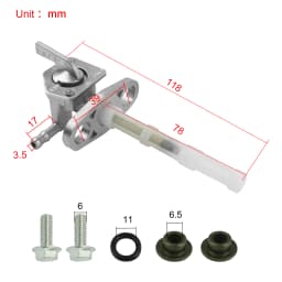 Gas Fuel Petcock Valve Tap Tank Switch for Honda XR50R XR70R XR80R XR100R XR250R CRF50F CRF70F CRF80F CRF100F CRF150F CRF230F
