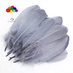 100PCS Soft Goose Feathers 5-7 Inch/13-18cm For Wedding Party Decoration Carnival Diy Facinator