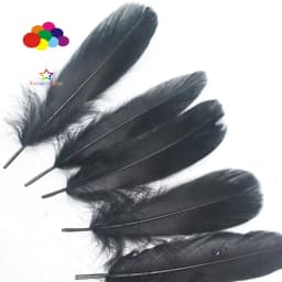 100PCS Soft Goose Feathers 5-7 Inch/13-18cm For Wedding Party Decoration Carnival Diy Facinator