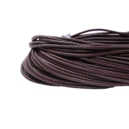 2-5meter Black Brown Braided PU Leather Cord 3 4 5 6 8 10 12 mm Round Leather Strap Rope Strings for DIY Bracelet Jewelry Making