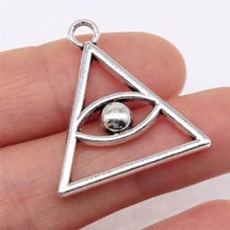 20pcs Witch Evil Eye Charms Pendant For Jewelry Making DIY Crafts Making Findings Handmade Tibetan Jewelry