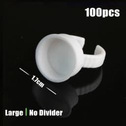 100/1000PCS Microblading Pigment Glue Rings Tattoo Ink Holder S/M/L Eyebrow Makeup Accessories Eyelash Extension Glue Cups