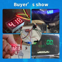 1PCS Mini DC Digital Voltmeter Voltage Display Tester Meter 0.36 Inch 2.5V-30V 0-100V LED Display Accurate Pressure Measurement