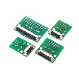 1PCS FFC / FPC Adapter Board Flip Type 1.0MM To 2.54MM Soldered Connector 4/6/8/10/12/14/16/20/24/30P