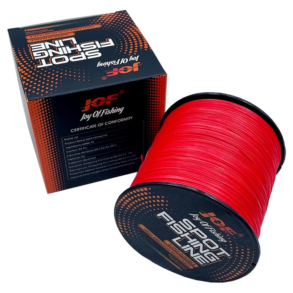 JOF 0.14-0.5mm Pe Braided Fishing Line 8Strands  Super Strong Multifilament Color Carp 300/100m Fishing Cord