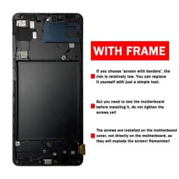 Super AMOLED For Samsung A71 A715 LCD With Fingerprint Display Touch Screen For Samsung A715 A715F A715W A715X