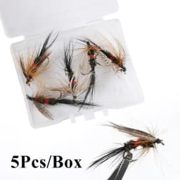 5/10/20Pcs Artificial Insect Bait Flies Fly Fishing Lures Bait Dragonfly Topwater Bait Dry Flies for Trout Carp Fishing Lure Set