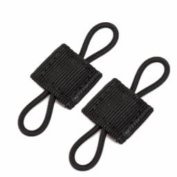 2pcs Tactical Molle System Backpack Buckle PTT Fixed Strap Elastic Molle Ribbon for Antenna Stick Pipe hunting vest accessories