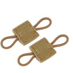 2pcs Tactical Molle System Backpack Buckle PTT Fixed Strap Elastic Molle Ribbon for Antenna Stick Pipe hunting vest accessories