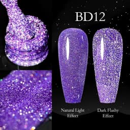 Venalisa Reflective Glitter Nail Gel Polish Neon Color Full Coverage Pigment Nail Art Manicure Soak Off Enamel UV Gel Varnish