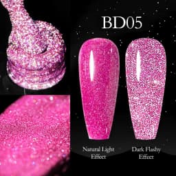 Venalisa Reflective Glitter Nail Gel Polish Neon Color Full Coverage Pigment Nail Art Manicure Soak Off Enamel UV Gel Varnish