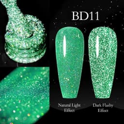 Venalisa Reflective Glitter Nail Gel Polish Neon Color Full Coverage Pigment Nail Art Manicure Soak Off Enamel UV Gel Varnish