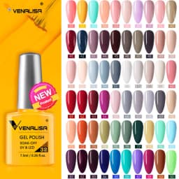 Venalisa Reflective Glitter Nail Gel Polish Neon Color Full Coverage Pigment Nail Art Manicure Soak Off Enamel UV Gel Varnish