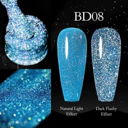 Venalisa Reflective Glitter Nail Gel Polish Neon Color Full Coverage Pigment Nail Art Manicure Soak Off Enamel UV Gel Varnish