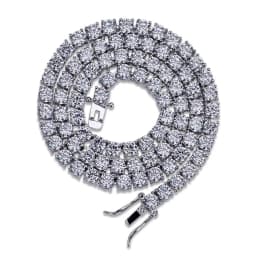 TOPGRILLZ 3/4/5MM Classic Tennis Chain Waterproof Copper Iced Out Micro Pave Cubic Zirconia Hip Hop Fashion Jewelry Women Gift