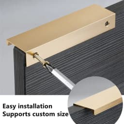 Cabinet Pulls Drawer Knobs Black Silver Orange Gold Hidden Handles Stainless Steel Kitchen Cupboard Furniture Hardware