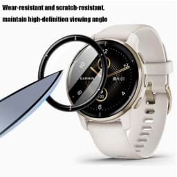 Protective Film For Garmin Venu 2 Plus SmartWatch Screen Protector Film Vivoactive 4 4S Full Clear TPU Soft Cover 3D Curved