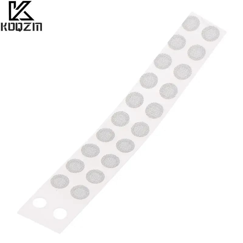 20PCS Stainless Steel In-Ear Earphone Filter Dust Net Earbuds With Glue