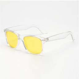 VIVIBEE Classic Night Vision Glasses Men Square Polarized Lenses UV400 Yellow Sunglasses for Women 2026 Driving Goggles