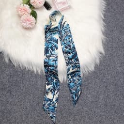 New Luxury Brand Scarf Tarot Women Scarf Bag Hair Skinny Silk Scarves Design Foulard Neckerchief Headband For Ladies
