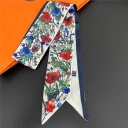 New Luxury Brand Scarf Tarot Women Scarf Bag Hair Skinny Silk Scarves Design Foulard Neckerchief Headband For Ladies