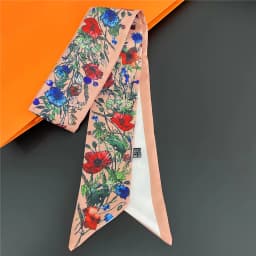 New Luxury Brand Scarf Tarot Women Scarf Bag Hair Skinny Silk Scarves Design Foulard Neckerchief Headband For Ladies