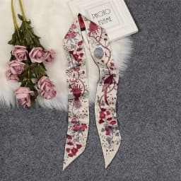 New Luxury Brand Scarf Tarot Women Scarf Bag Hair Skinny Silk Scarves Design Foulard Neckerchief Headband For Ladies