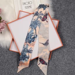 New Luxury Brand Scarf Tarot Women Scarf Bag Hair Skinny Silk Scarves Design Foulard Neckerchief Headband For Ladies