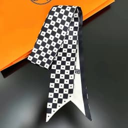 New Luxury Brand Scarf Tarot Women Scarf Bag Hair Skinny Silk Scarves Design Foulard Neckerchief Headband For Ladies