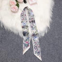 New Luxury Brand Scarf Tarot Women Scarf Bag Hair Skinny Silk Scarves Design Foulard Neckerchief Headband For Ladies
