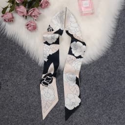 New Luxury Brand Scarf Tarot Women Scarf Bag Hair Skinny Silk Scarves Design Foulard Neckerchief Headband For Ladies