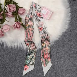 New Luxury Brand Scarf Tarot Women Scarf Bag Hair Skinny Silk Scarves Design Foulard Neckerchief Headband For Ladies