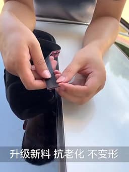 2/4/5M Car Door Sealing Strip Inclined T-Shaped Weatherproof Edge Trim Rubber Universal 8*10MM/5*7MM Car Interior Accessories