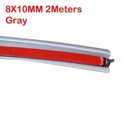 2/4/5M Car Door Sealing Strip Inclined T-Shaped Weatherproof Edge Trim Rubber Universal 8*10MM/5*7MM Car Interior Accessories
