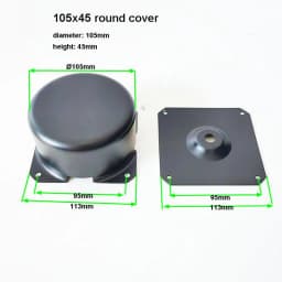 Toroidal Transformer Cover Shrouds End Bells Metal Shield Sealing Protective Screening Can Audio Speaker Accessories