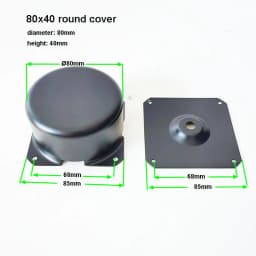 Toroidal Transformer Cover Shrouds End Bells Metal Shield Sealing Protective Screening Can Audio Speaker Accessories